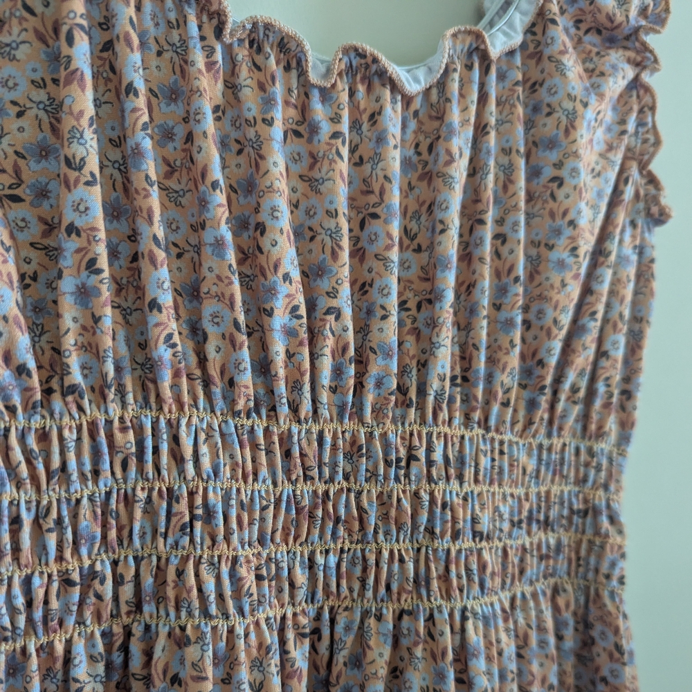 Altar'd State Floral Ruffle Mini Dress - Picture 2 of 4